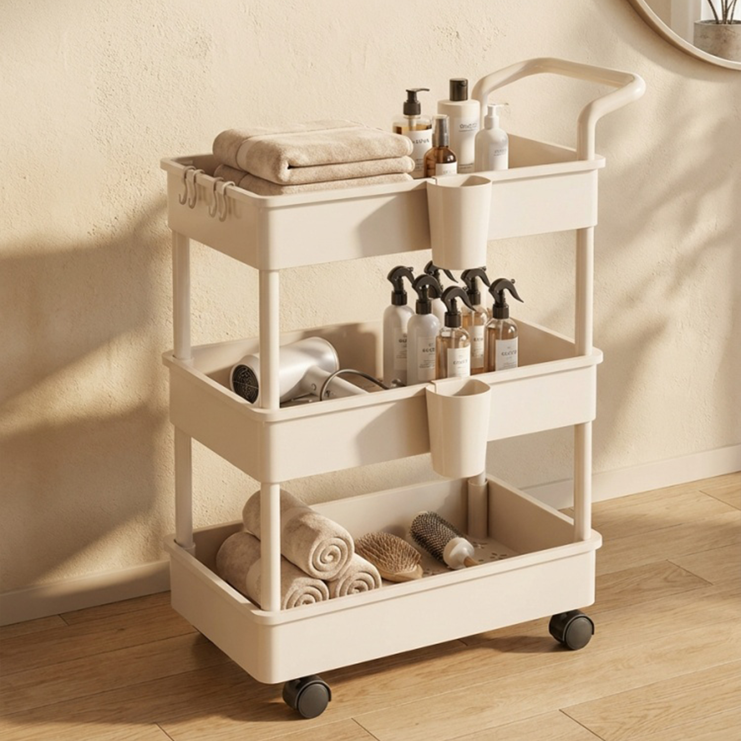 理发店小推车发廊工具车美容美发手推收纳车烫染卷发棒工具置物架,商业/办公家具,工具车,淘宝优惠券,粉丝福利购,淘宝优惠卷