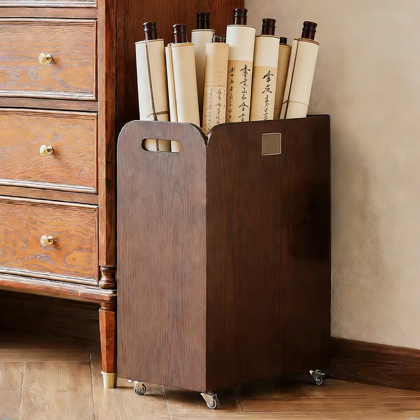 落地式书法作品收纳桶书画卷轴筒画轴整理桶画室作品大容量收纳架,收纳整理,桌面收纳盒,淘宝优惠券,粉丝福利购,淘宝优惠卷