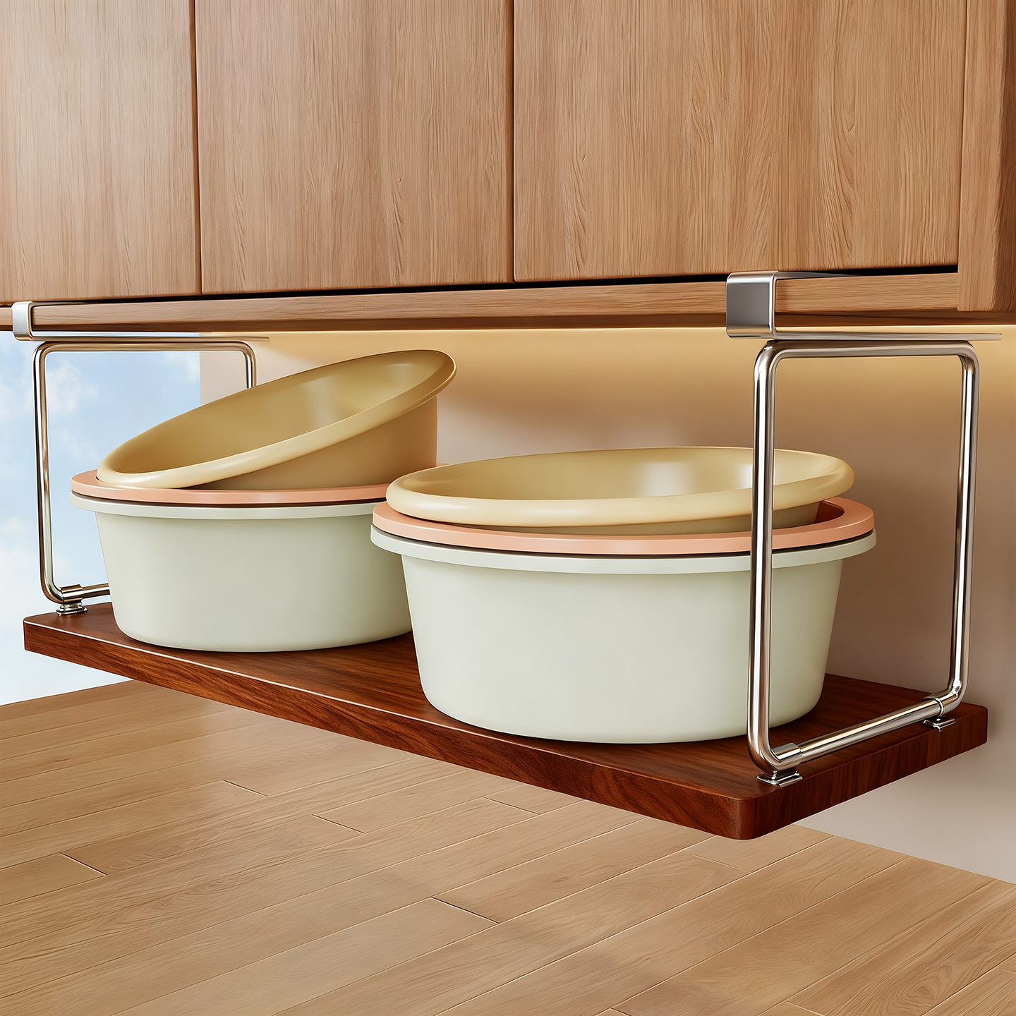 脸盆收纳架柜下水盆置物架