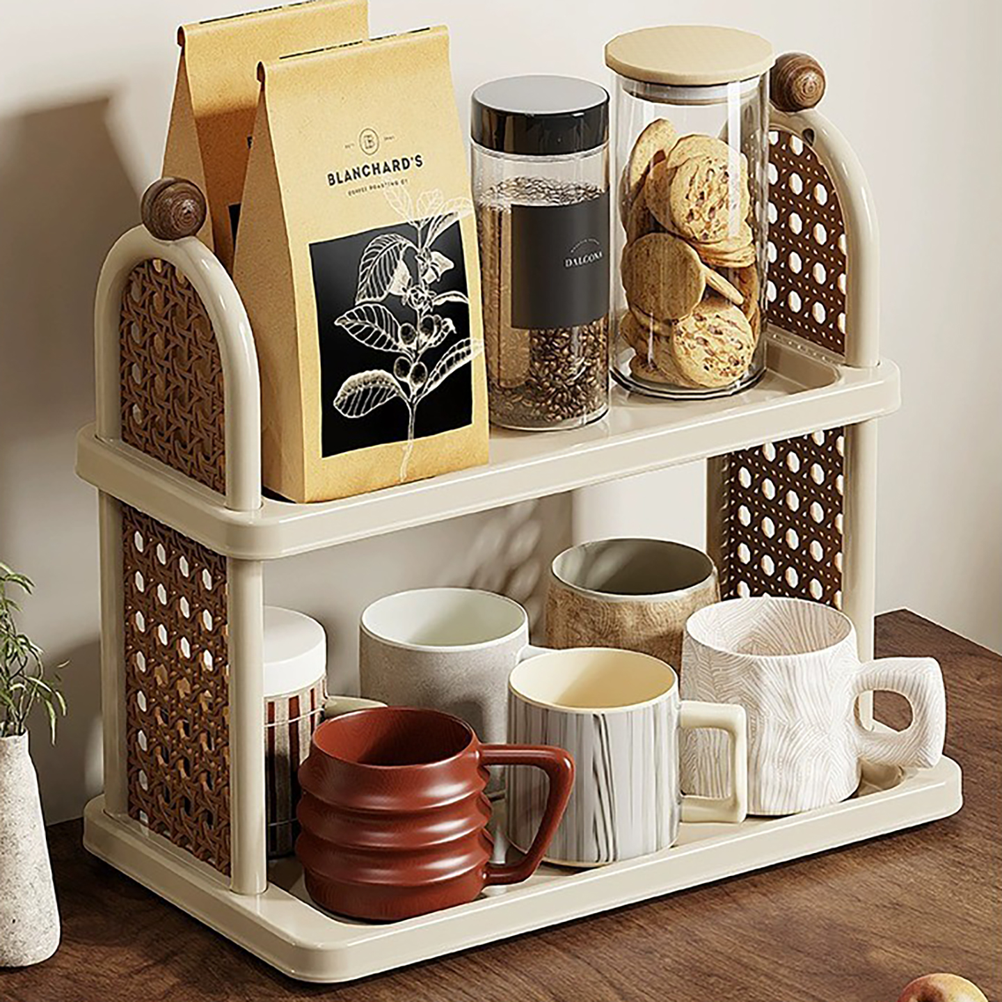 桌面高颜值杯子置物架