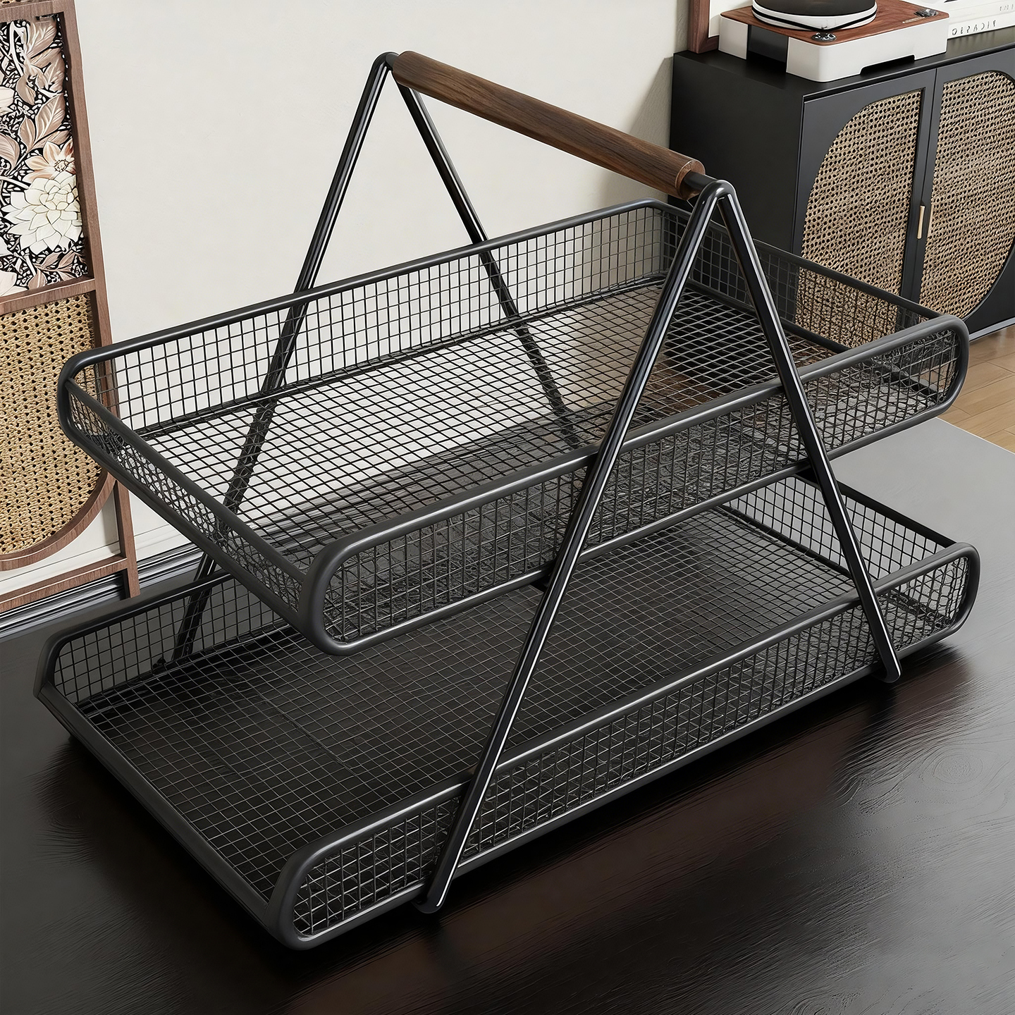 客厅家用茶几水果零食置物架