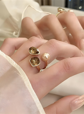 姿茉女铜合金复古不褪色戒指