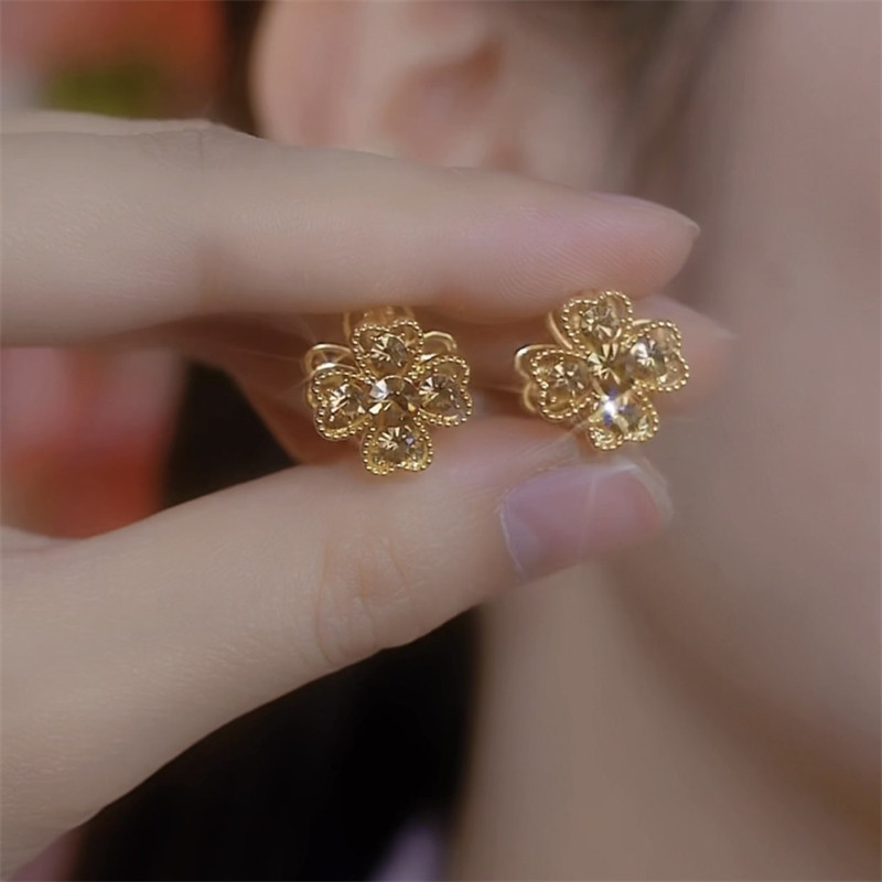 姿茉铜合金日韩女不过敏耳钉