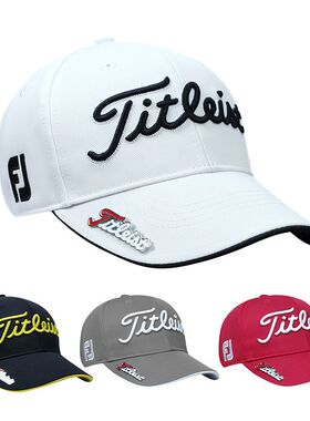 2025新款跨境爆款 高尔夫太阳帽棒球帽带马克3D刺绣帽