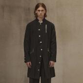 TAM 砂洗黑金属丝解构宫廷大衣 Hamlet TUAS 哈姆雷特