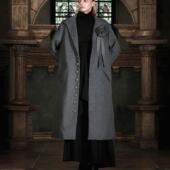 TUAS 伊索尔 忏悔录 TAM 斜纹羊毛呢排扣长款 花嫁大衣 旧梦