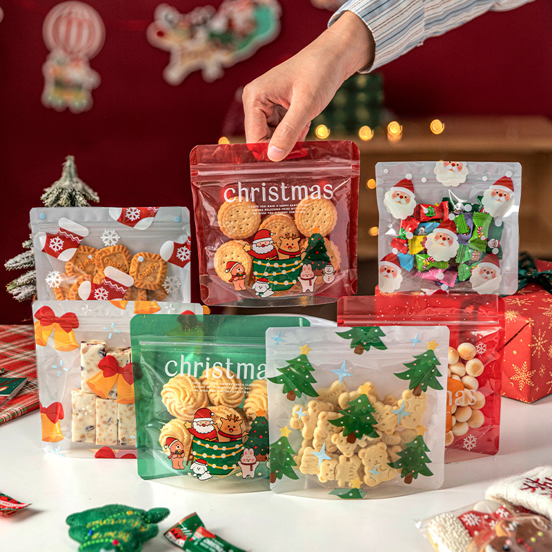Christmas gifts  snacks packaging bags souvenirs creativity