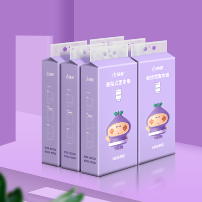 柚家悬挂式抽纸5层加厚升级款