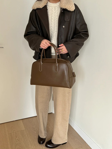 韩国小众手提包复古波士顿包