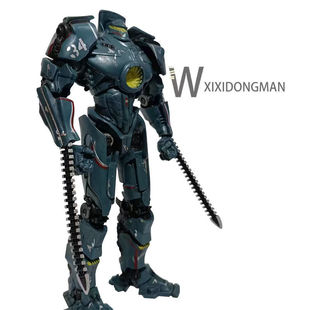 NECA环太平洋豪华双刀危险流浪者机甲不可发光可动多配件手办礼物