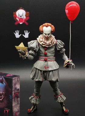 NECA 小丑回魂豪华版IT 3D 2017年电影 人偶手办模型礼物摆件