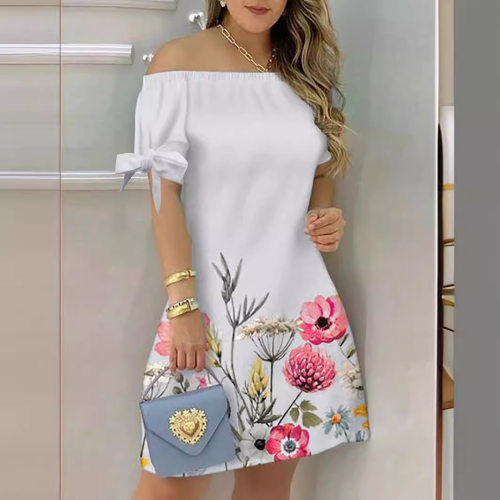 women's Sleeves Sexy Date Dress 2024 Summer Short Sleeve