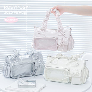 「可斜挎!褶褶吐司痛」ROSYPOSY柔设芭蕾蝴蝶10cm娃漫展痛包追星