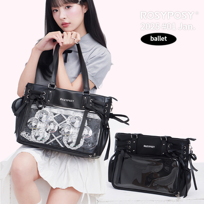 「大小姐！新黑白芭蕾痛」ROSYPOSY柔设大食痛包娃包丝带痛lolita