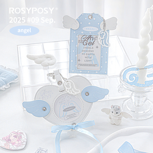 「美萌！天使御守卡套吧唧包」ROSYPOSY柔设小卡包门禁身份追星心