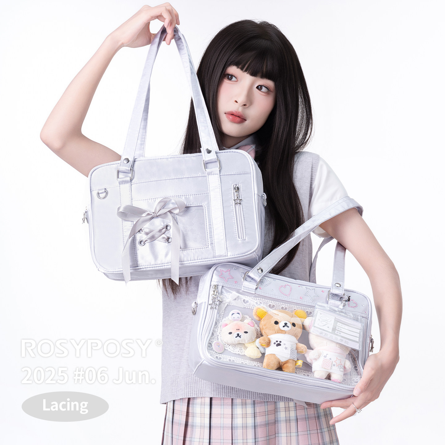 「可斜挎！JK双面制服痛」ROSYPOSY柔设丝带日系校供小卡樱花漫展