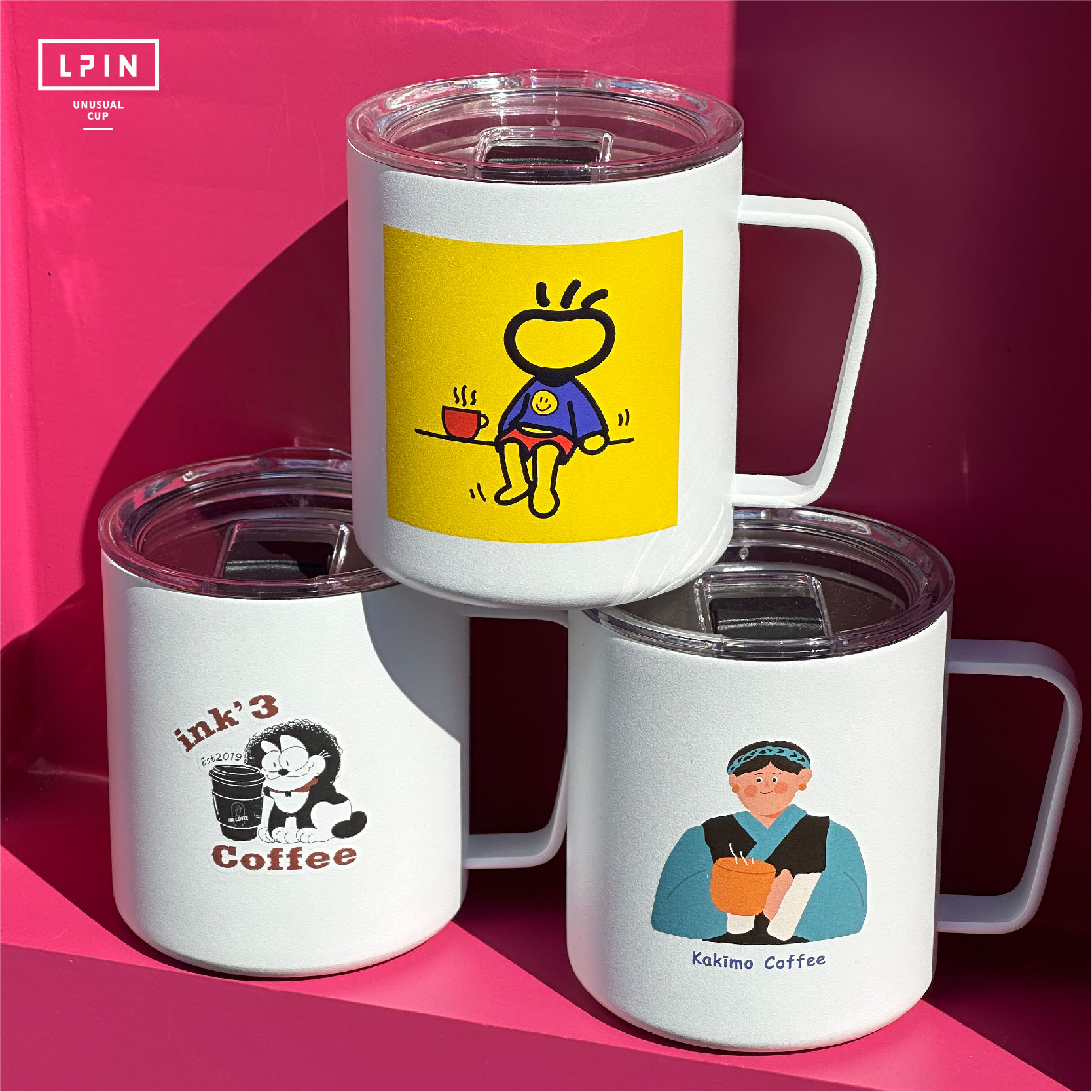 【手柄杯支持定制】400ml不锈钢杯保温保冷咖啡随行杯