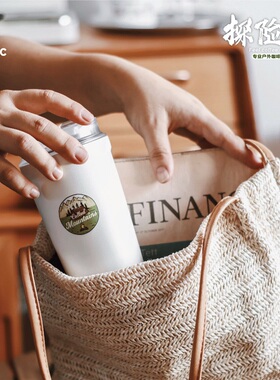 FEELC【探险家】专业户外不锈钢野营登山咖啡杯双层保温Tritan密