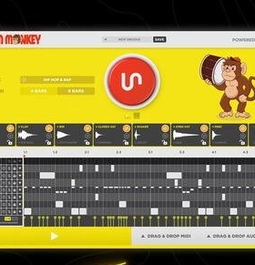 Unison Drum Monkey WIN版 智能编曲循环鼓组Loop合成器插件
