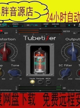 Kiive Audio Tubetizer 独特电子管饱和染色失真插件 win/mac