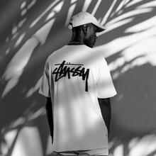 正品STUSSY Shadow Stock Tee经典logo stock短袖印花带C标潮牌