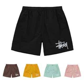 多色STUSSY BIG BASIC WATER SHORT大LOGO沙滩短裤美式休闲运动潮