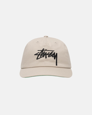 STUSSY MID-DEPTH BIG STOCK SNAPBACK 中等帽深大logo刺绣弯檐帽