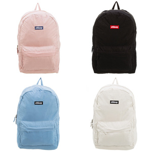 正品现货stussy Box Backpack刺绣logo双肩包男女旅行背包书包电