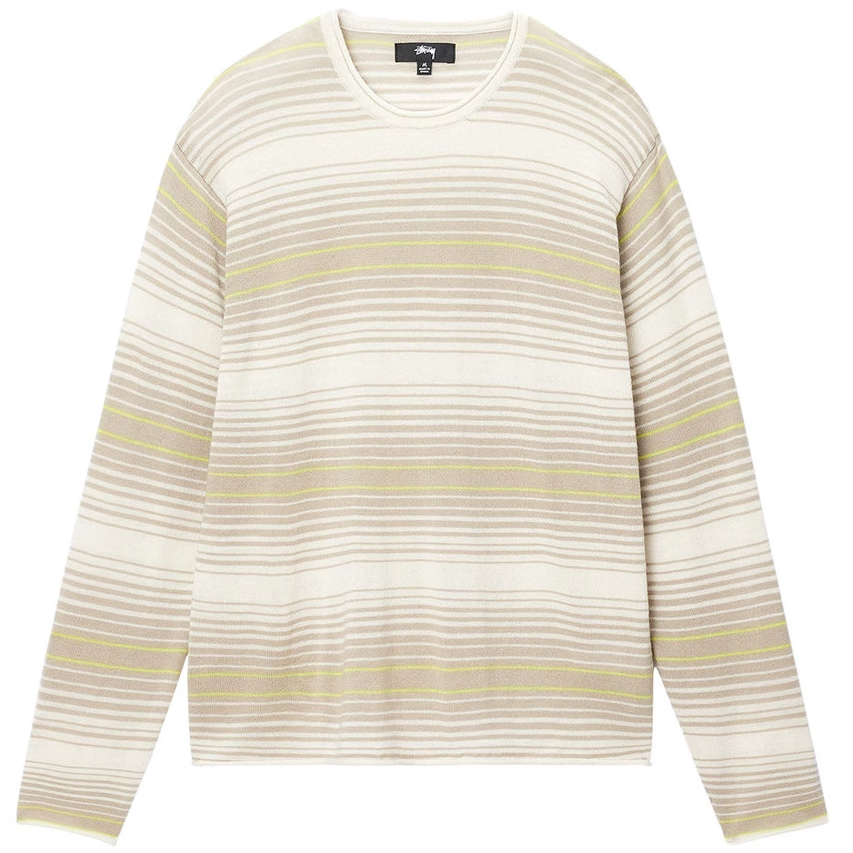 STUSSY长袖羊毛圆领简约毛衣