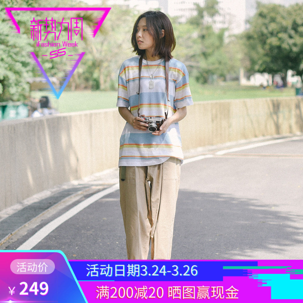 714street 19SS Deck Pants Washed fold Retro Easy Deck pantsin the Men's clothing, Casual pants  category - from Buy2taobao.com to provide professional Taobao agent buy service