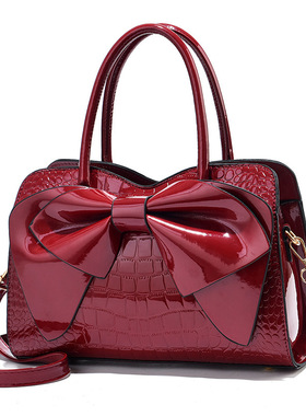 2025新款亮皮手提包时尚单肩斜挎女包Woman Shoulder bag Handbag