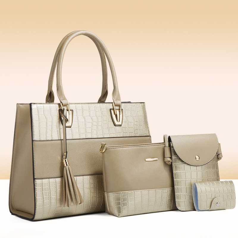新款潮流时尚女包单肩斜挎手提子母包new women handbag lady bag