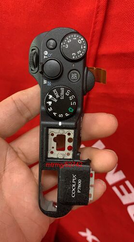 适用尼康P7800 顶盖 P7800顶盖 变焦键 快门按键 模式盘 拨轮