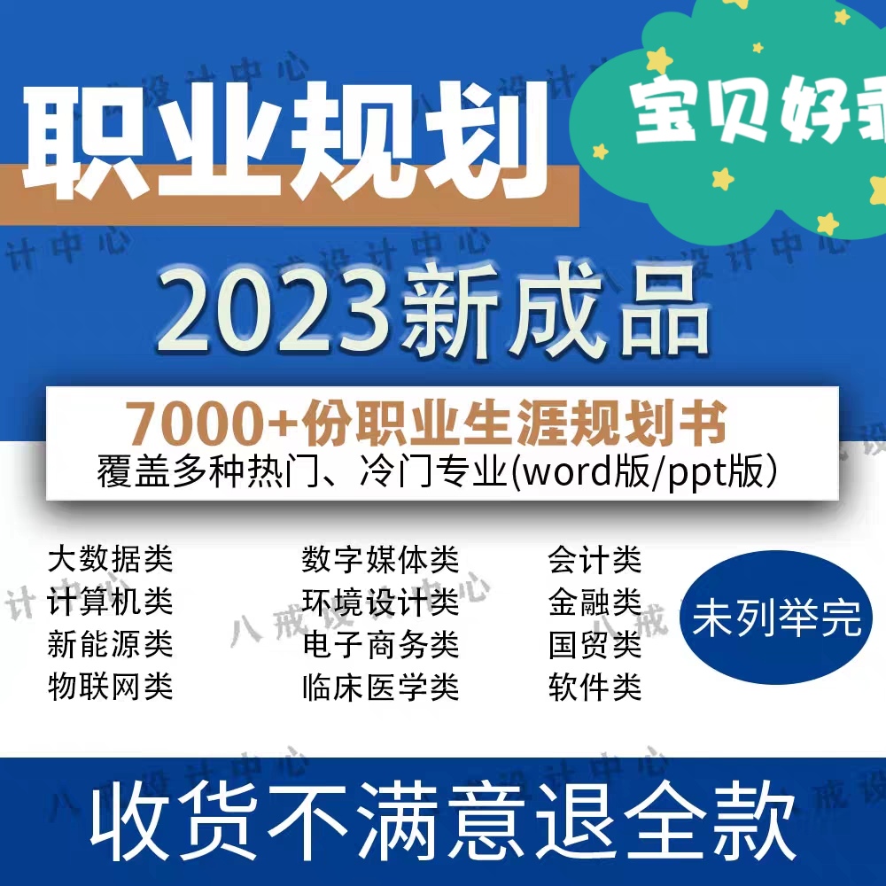 2024新作职业生涯规划word成品人物访谈ppt模板求职面试计划范文