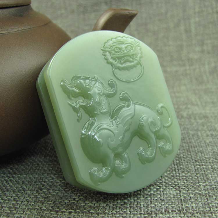 正品送鉴定证书和田玉貔貅皮带扣腰带扣玉石皮丘男款腰牌腰佩腰挂