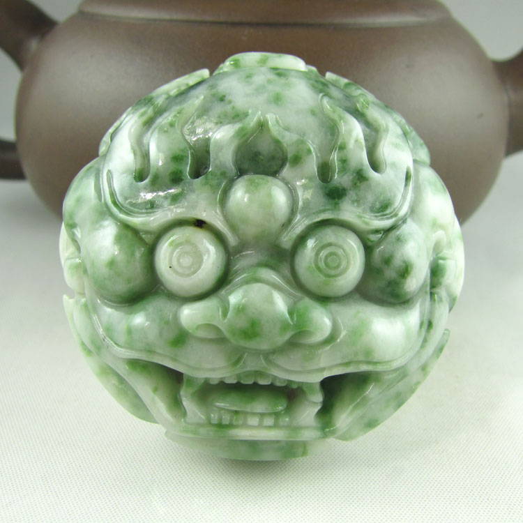 送鉴定证书独山玉鬼头皮带玉腰扣腰牌腰佩 鬼脸男士腰带玉挂件佩