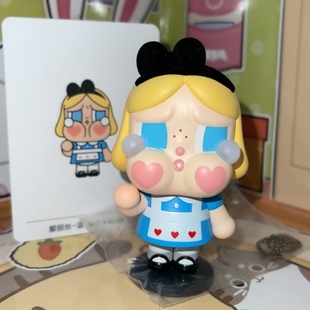 爱丽丝 正版 眼泪工厂系列 Crybaby哭娃 蓝 泡泡玛特