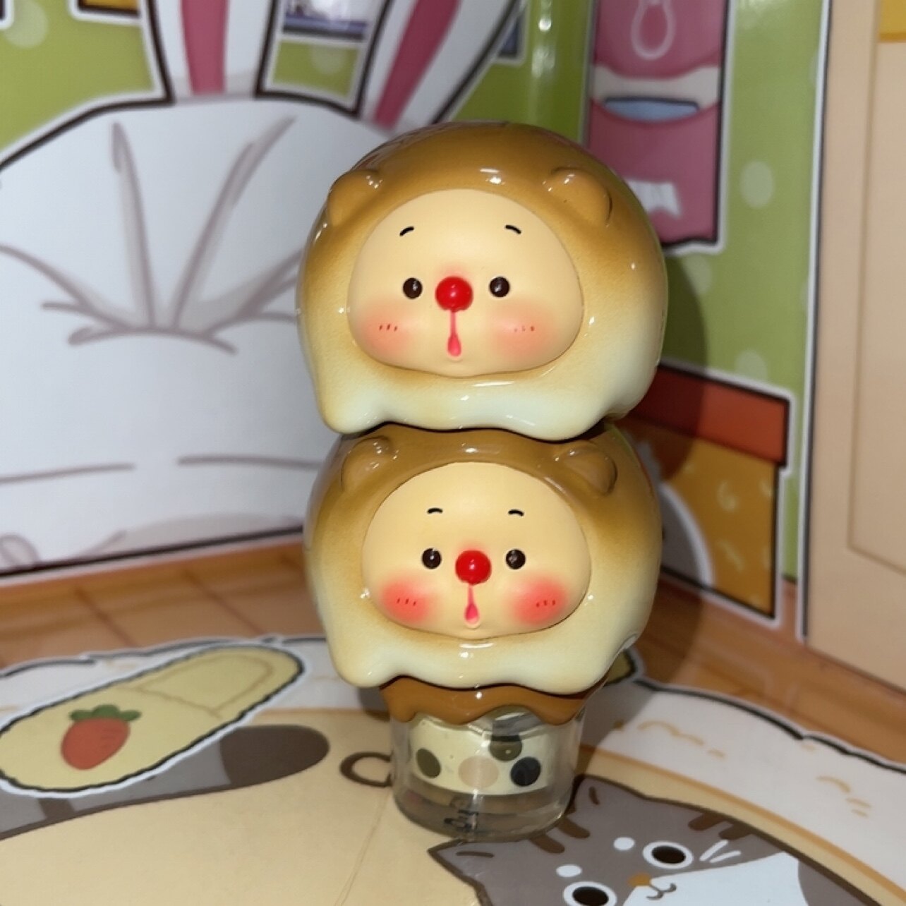 正版盲盒 OYO哦呦熊崽 冰激凌叠叠乐mini系列 多款式链接