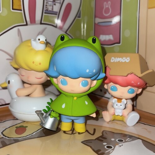 正版泡泡玛特 DIMOO 宠物度假系列