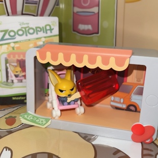 正版泡泡玛特 疯狂动物城系列 芬尼克 绝妙伪装