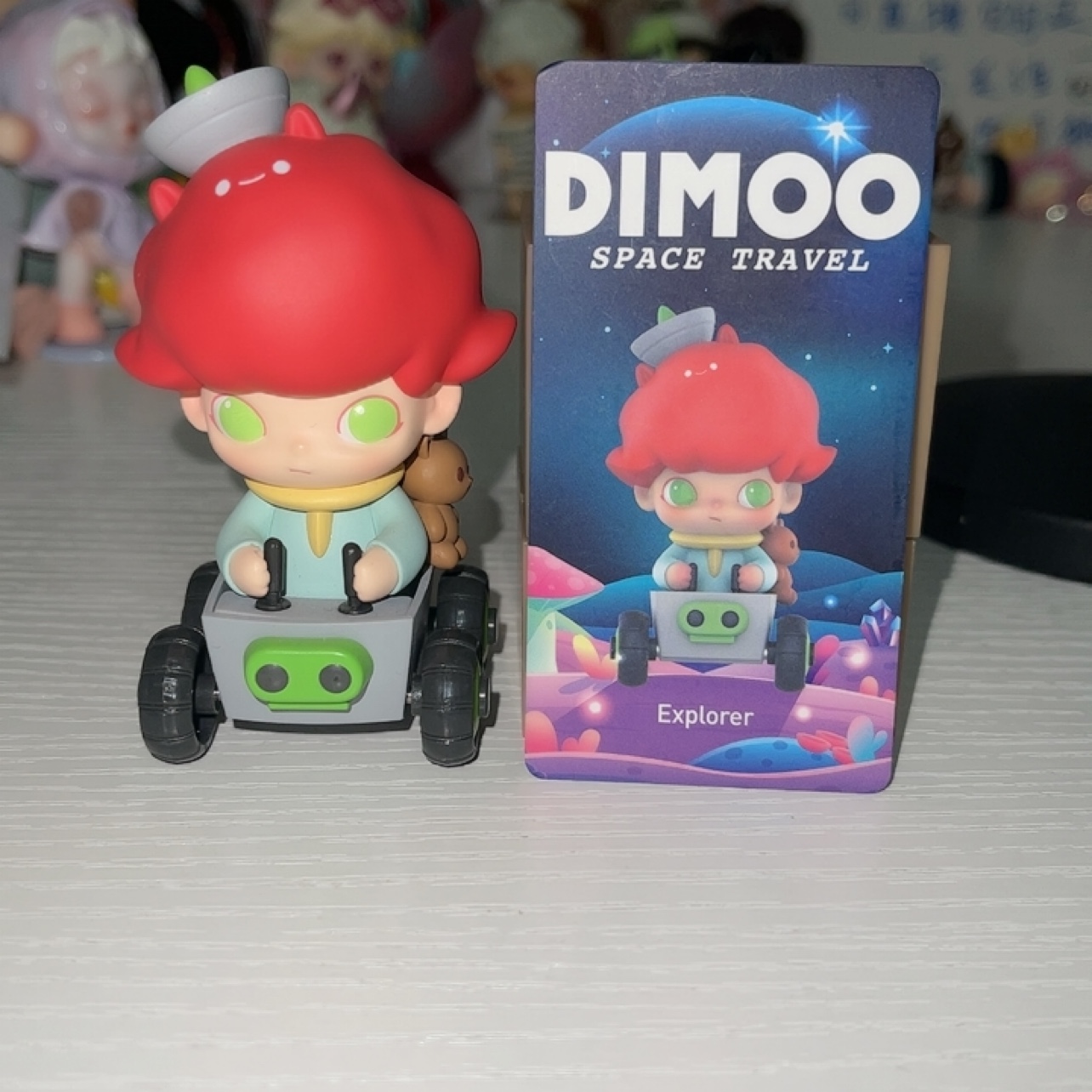 正版泡泡玛特 DIMOO 太空旅行系列 探测男孩