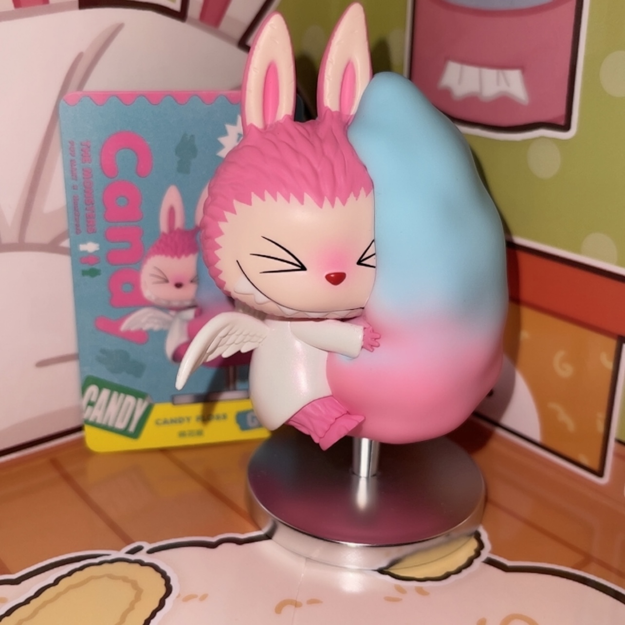 正版泡泡玛特 拉布布 复古甜蜜系列 棉花糖