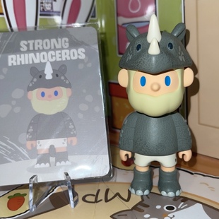 正版独角兽 BOB 动物公民系列 大地犀牛