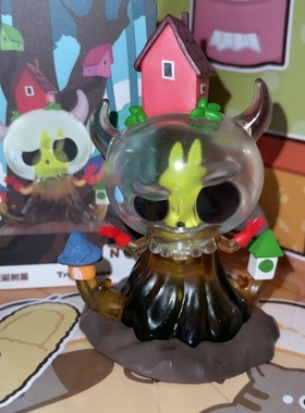 正版泡泡玛特 看不见我系列 怪诞树屋