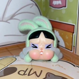 飞天小女警系列 Crybaby哭娃 哭哭兔 泡泡玛特 正版