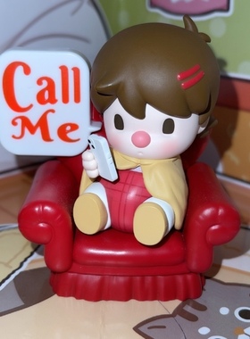 正版泡泡玛特 有关爱的语言系列 小甜豆 打给我