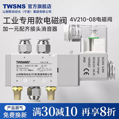 TWSANS气动二位五通电磁阀