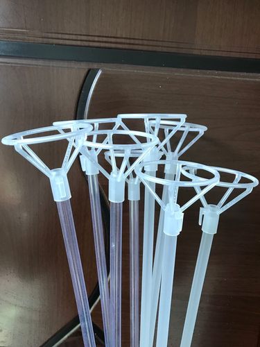 发光透明加硬亚克力杆子网红气球