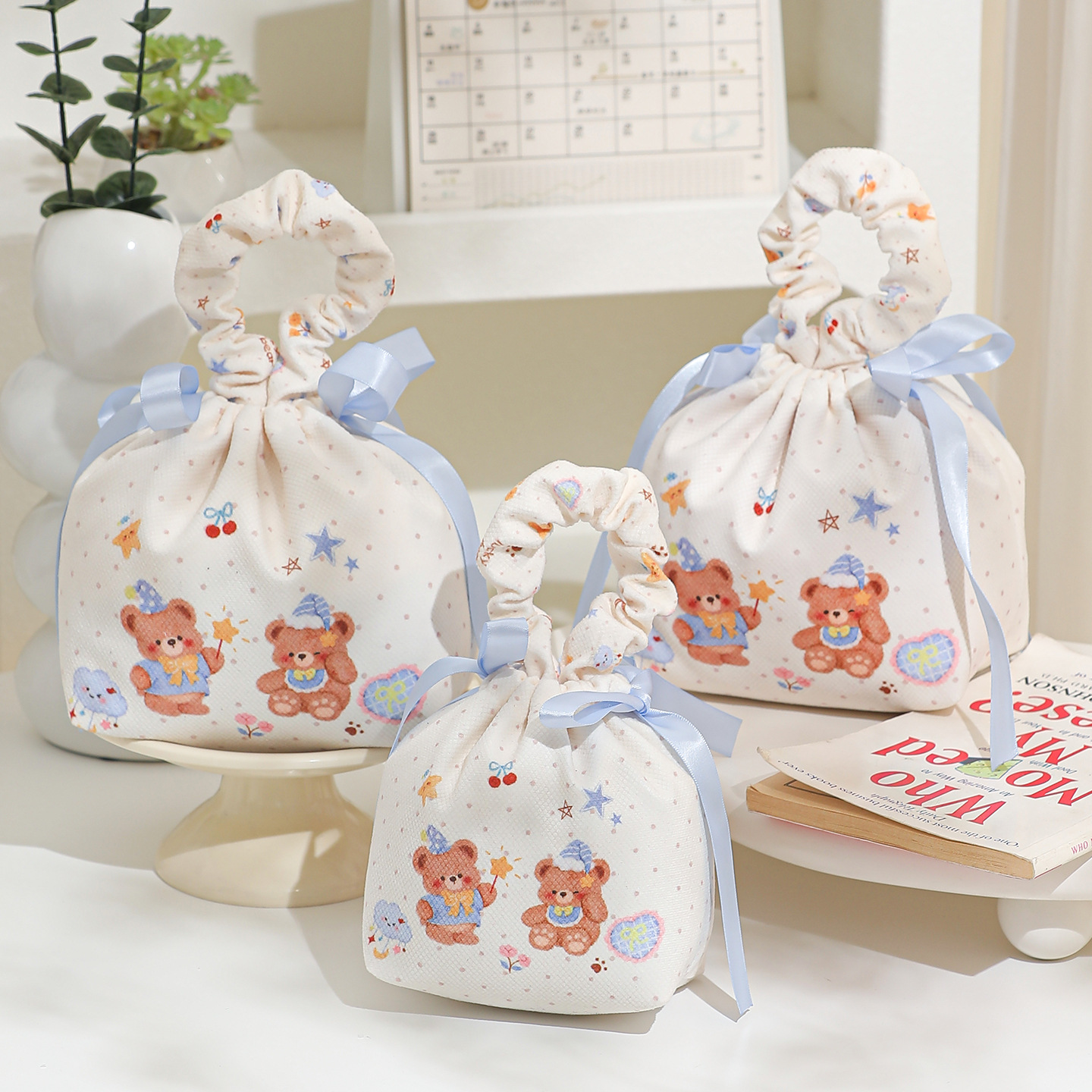 大号礼品袋儿童宝宝零食礼物生日满月喜糖袋子空盒诞生周岁小礼袋