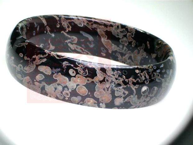 Luoyang plum jade bracelet Natural jade bracelet Peach pollen Agate red jade Green Nuwa meteorite 58 bracelet